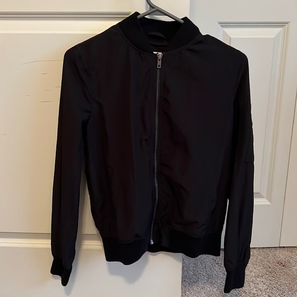 Garage black bomber jacket - Picture 1 of 3
